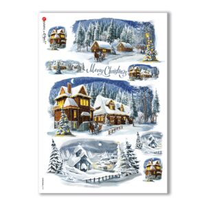 CHRISTMAS-0199. Papel de Arroz Navidad para decoupage.