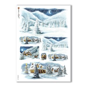CHRISTMAS-0200. Papel de Arroz Navidad para decoupage.