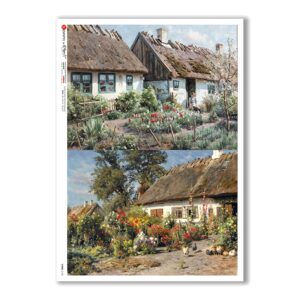 VIEWS-0158. Papel de Arroz paisajes para decoupage.