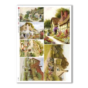 VIEWS-0159. Papel de Arroz paisajes para decoupage.