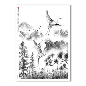 ANIMALS-0151. Papel de Arroz animales para decoupage.