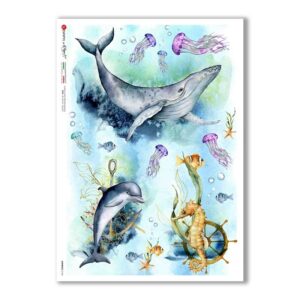 ANIMALS-0164. Papel de Arroz animales para decoupage.