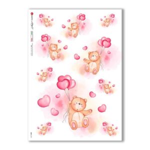 BABY-0078. Papel de Arroz niños para decoupage
