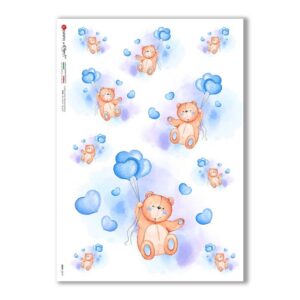 BABY-0079. Papel de Arroz niños para decoupage