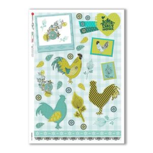 COUNTRY-0065. Papel de Arroz country para decoupage.