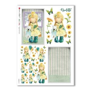 COUNTRY-0071. Papel de Arroz country para decoupage.