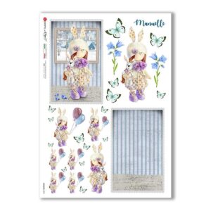 COUNTRY-0072. Papel de Arroz country para decoupage.