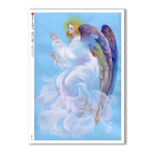 CULT-0150. Papel de Arroz sacras para decoupage.