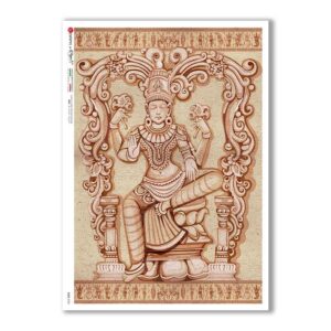 CULT-0153. Papel de Arroz sacras para decoupage.