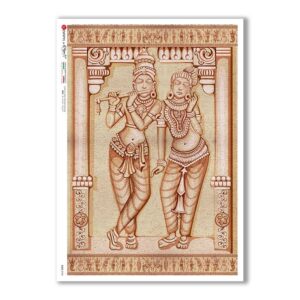 CULT-0154. Papel de Arroz sacras para decoupage.