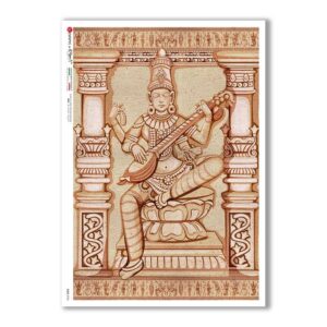 CULT-0156. Papel de Arroz sacras para decoupage.