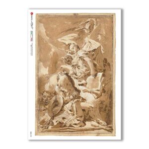 CULT-0158. Papel de Arroz sacras para decoupage.