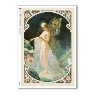 FAIRIES-0072. Papel de Arroz hadas para decoupage.