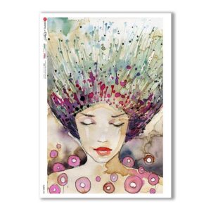 FAIRIES-0080. Papel de Arroz hadas para decoupage.