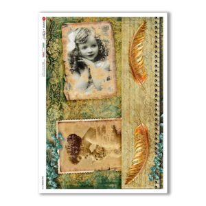OLD-PHOTOS-0100. Papel de Arroz victoriano para decoupage.