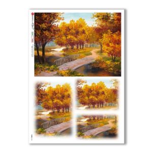 VIEWS-0162. Papel de Arroz paisajes para decoupage.