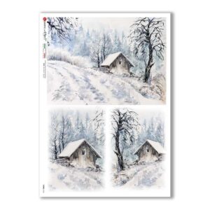 VIEWS-0166. Papel de Arroz paisajes para decoupage.
