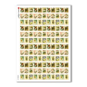 CHRISTMAS-0238. Papel de Arroz Navidad victoriano para decoupage.