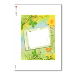 ALBUM-L-0033. Papel de Arroz album para decoupage.