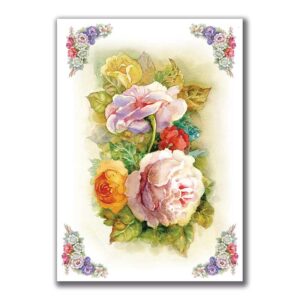 GF-FLORES-012. Papel de arroz de gran tamaño