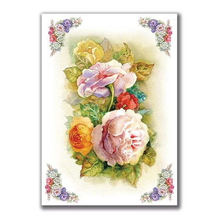 GF-FLORES-012. Papel de arroz de gran tamaño