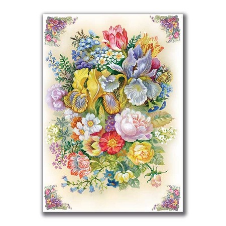 GF-FLORES-013. Papel de arroz de gran tamaño