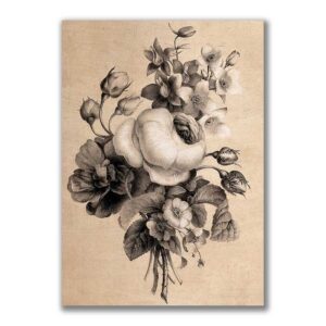 GF-FLORES-018. Papel de arroz de gran tamaño