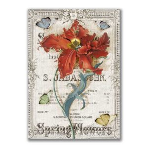 GF-FLORES-033. Papel de arroz de gran tamaño