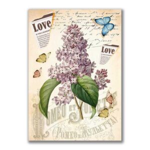 GF-FLORES-035. Papel de arroz de gran tamaño