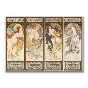 GF-ART NOUVEAU-002. Papel de arroz de gran tamaño