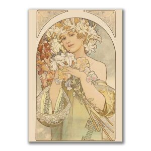 GF-ART NOUVEAU-003. Papel de arroz de gran tamaño