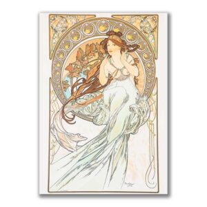 GF-ART NOUVEAU-005. Papel de arroz de gran tamaño