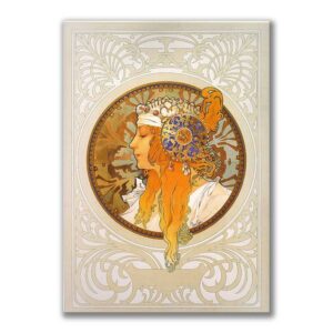 GF-ART NOUVEAU-006. Papel de arroz de gran tamaño