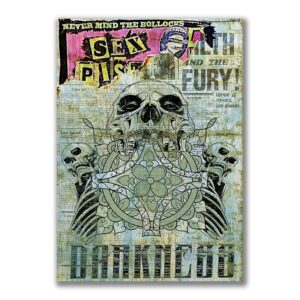 GF-CALAVERAS-003. Papel de arroz de gran tamaño