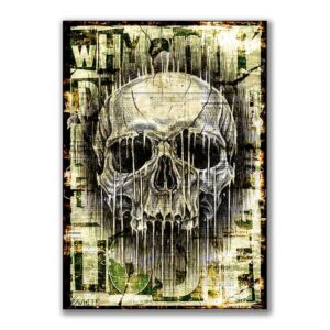 GF-CALAVERAS-005. Papel de arroz de gran tamaño