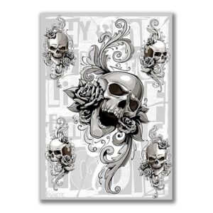 GF-CALAVERAS-009. Papel de arroz de gran tamaño