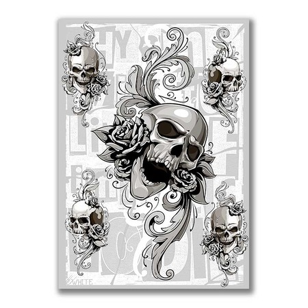 GF-CALAVERAS-009. Papel de arroz de gran tamaño