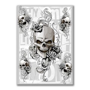 GF-CALAVERAS-010. Papel de arroz de gran tamaño
