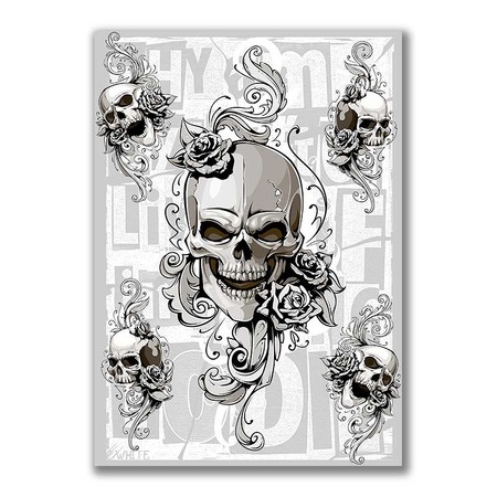 GF-CALAVERAS-010. Papel de arroz de gran tamaño