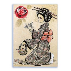 GF-FOLK-009. Papel de arroz de gran tamaño