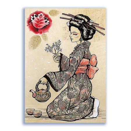 GF-FOLK-009. Papel de arroz de gran tamaño