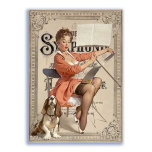 GF-PIN-UP-006. Papel de arroz de gran tamaño