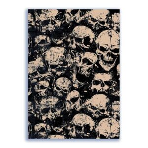 GF-CALAVERAS-014. Papel de arroz de gran tamaño