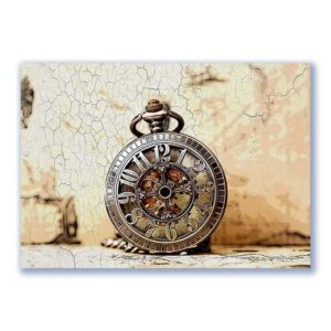 GF-RELOJES-011. Papel de arroz de gran tamaño