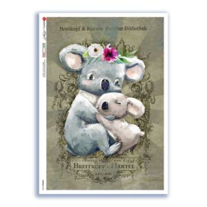 ANIMALS-0185. Papel de Arroz animales para decoupage.