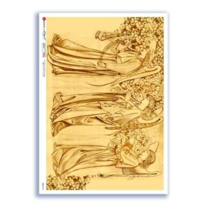 CULT-0161. Papel de Arroz sacras para decoupage.