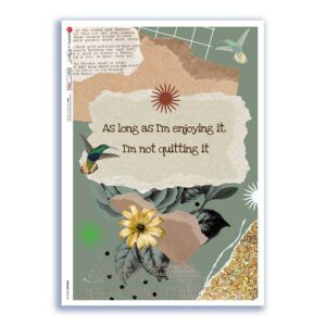 PHRASES-0044-UK. Papel de Arroz frases para decoupage.