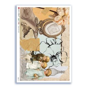 SCENE-0124. Papel de Arroz pictórico para decoupage.