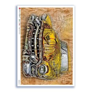 VEHICLES-0060. Papel de Arroz vehículos para decoupage.