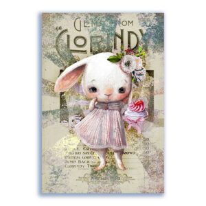 GF-ANIMALI-031. Papel de arroz de gran tamaño